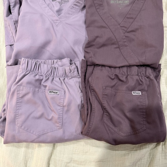 Grey's Anatomy Other - Grey's Anatomy light grey  and charchol grey  Scrub Set x 2 sets